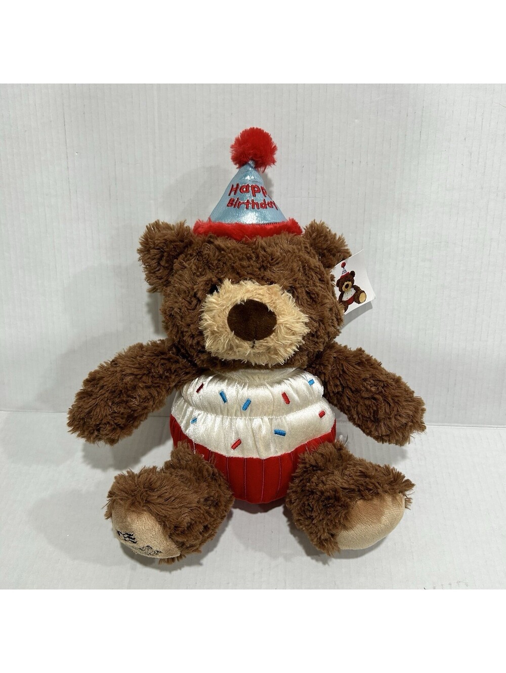 Princess Cruises:  Aurora Captain Stanley Birthday Cupcake Teddy Bear Plushie